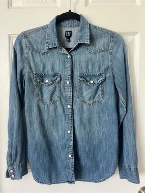 GAP Light Blue Denim Shirt